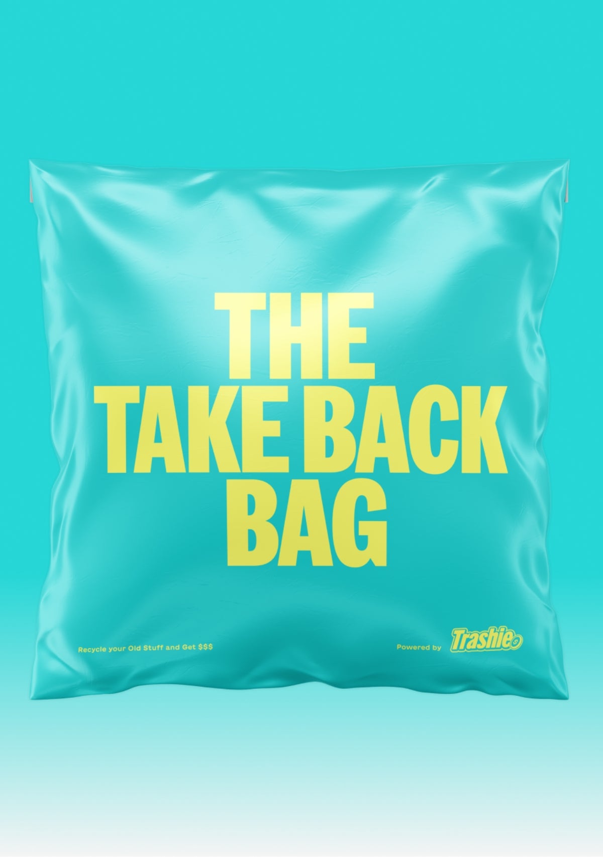 Recycle Your clothes with The Take Back Bag Recycling program and receive TrashieCash to redeem gift cards.