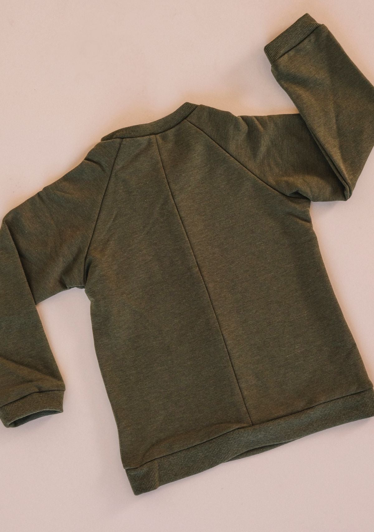 the ultra-soft baby Organic Cotton + Tencel Fleece sweatshirt