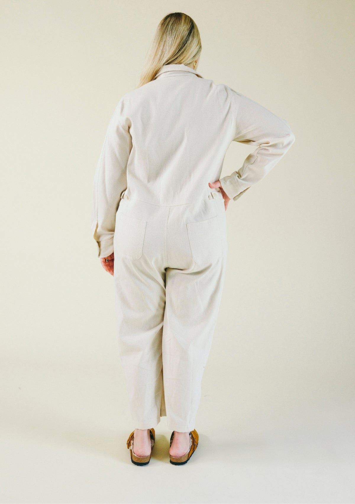Woman's Upcycled Denim Jumpsuit sizes XS-3X, plus size women's denim jumpsuit