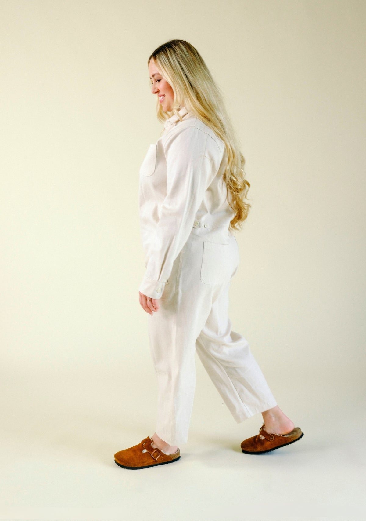Woman's Upcycled Denim Jumpsuit sizes XS-3X, plus size women's denim jumpsuit