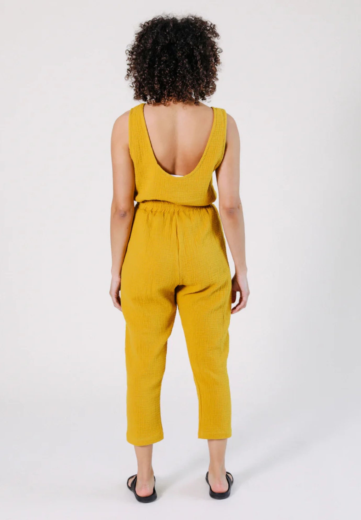 Jameela Organic Cotton Jumpsuit - Golden