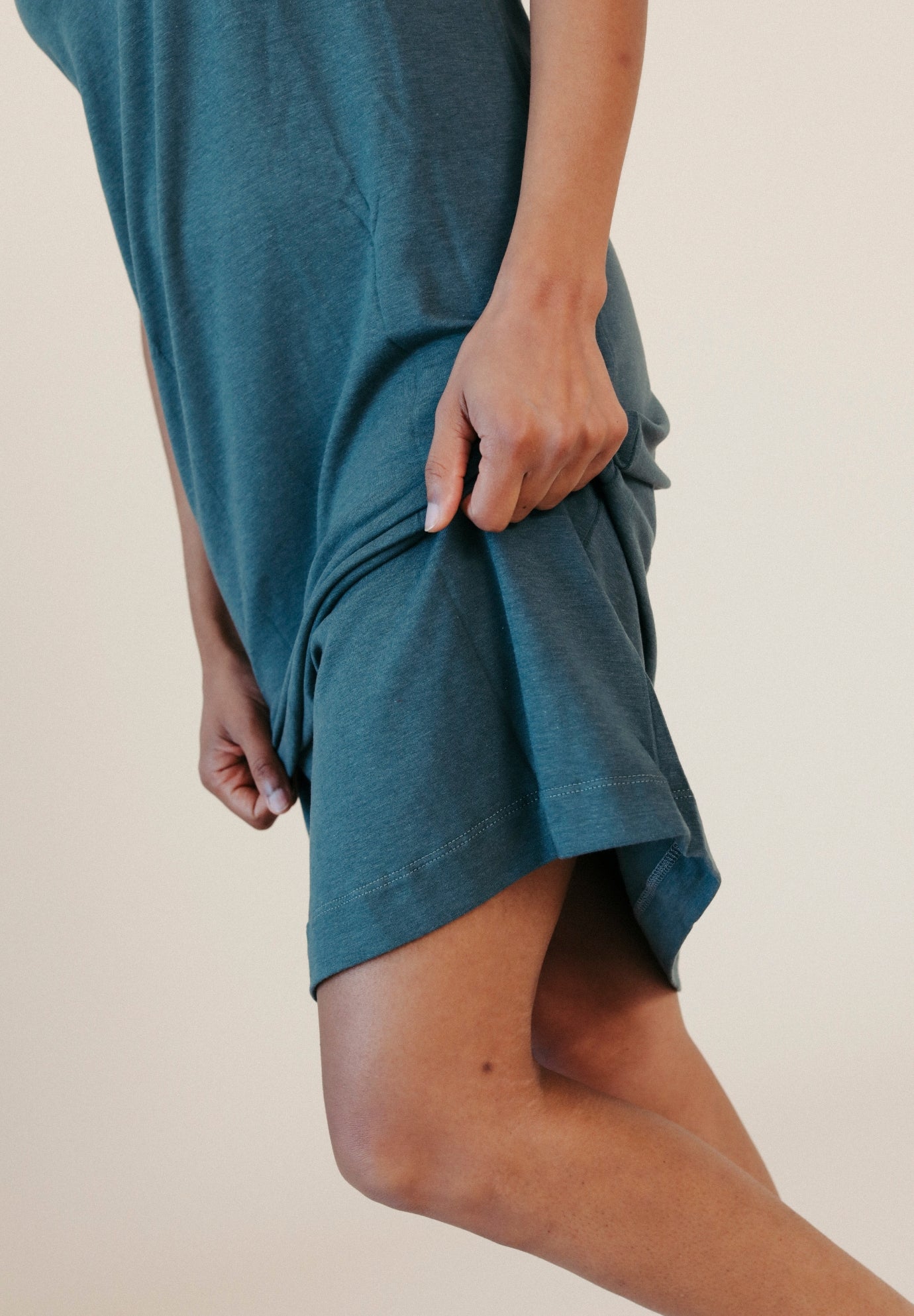 Tank Dress made from TENCEL™ and Organic Cotton Jersey sizes XS-3X color pine green