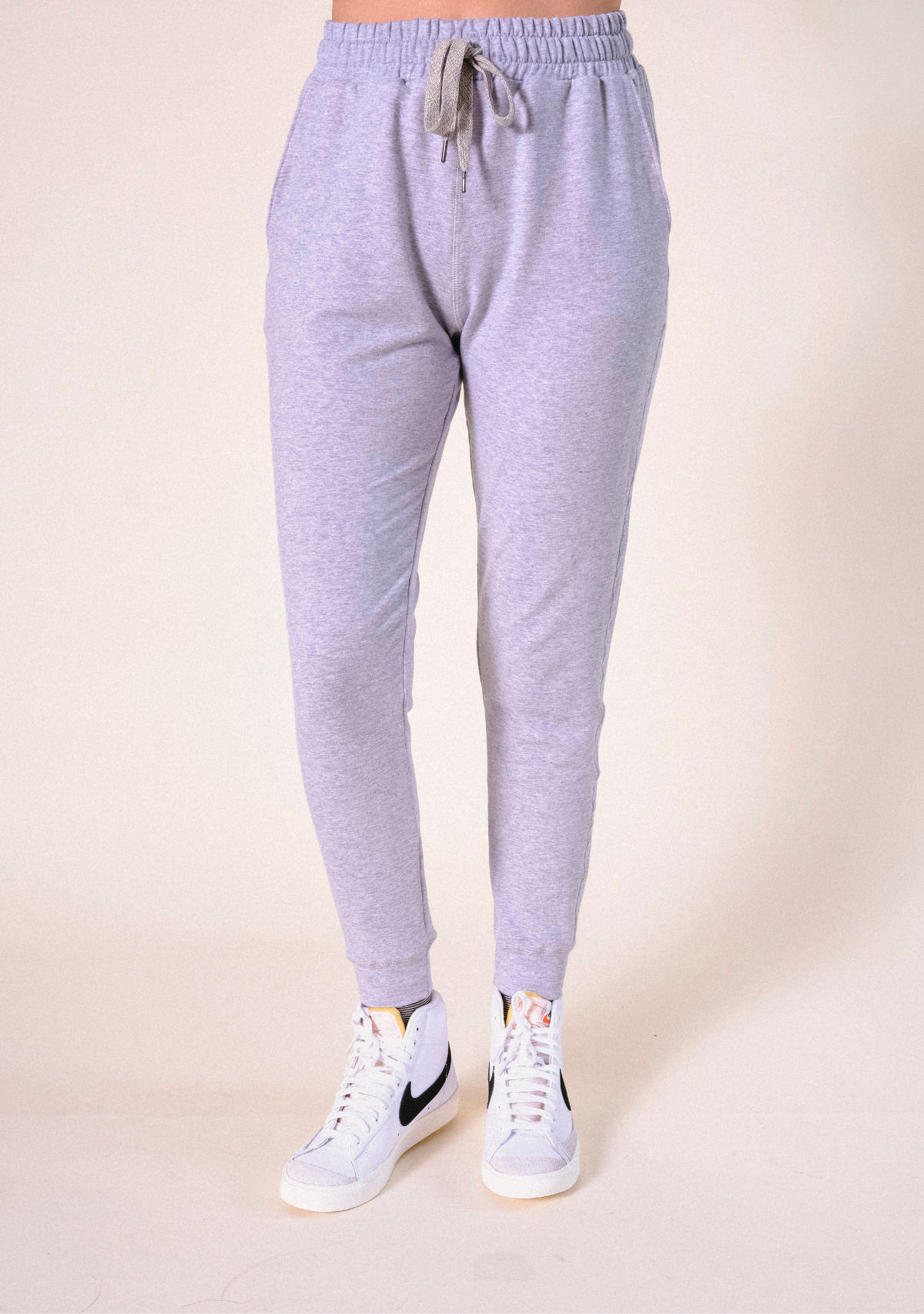 Agnes Organic Cotton + Tencel™ Jogger Pant - Heather Gray XS-3X