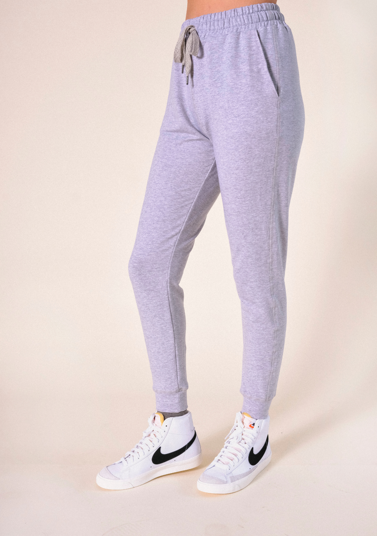 Agnes Organic Cotton + Tencel™ Jogger Pant - Heather Gray XS-3X