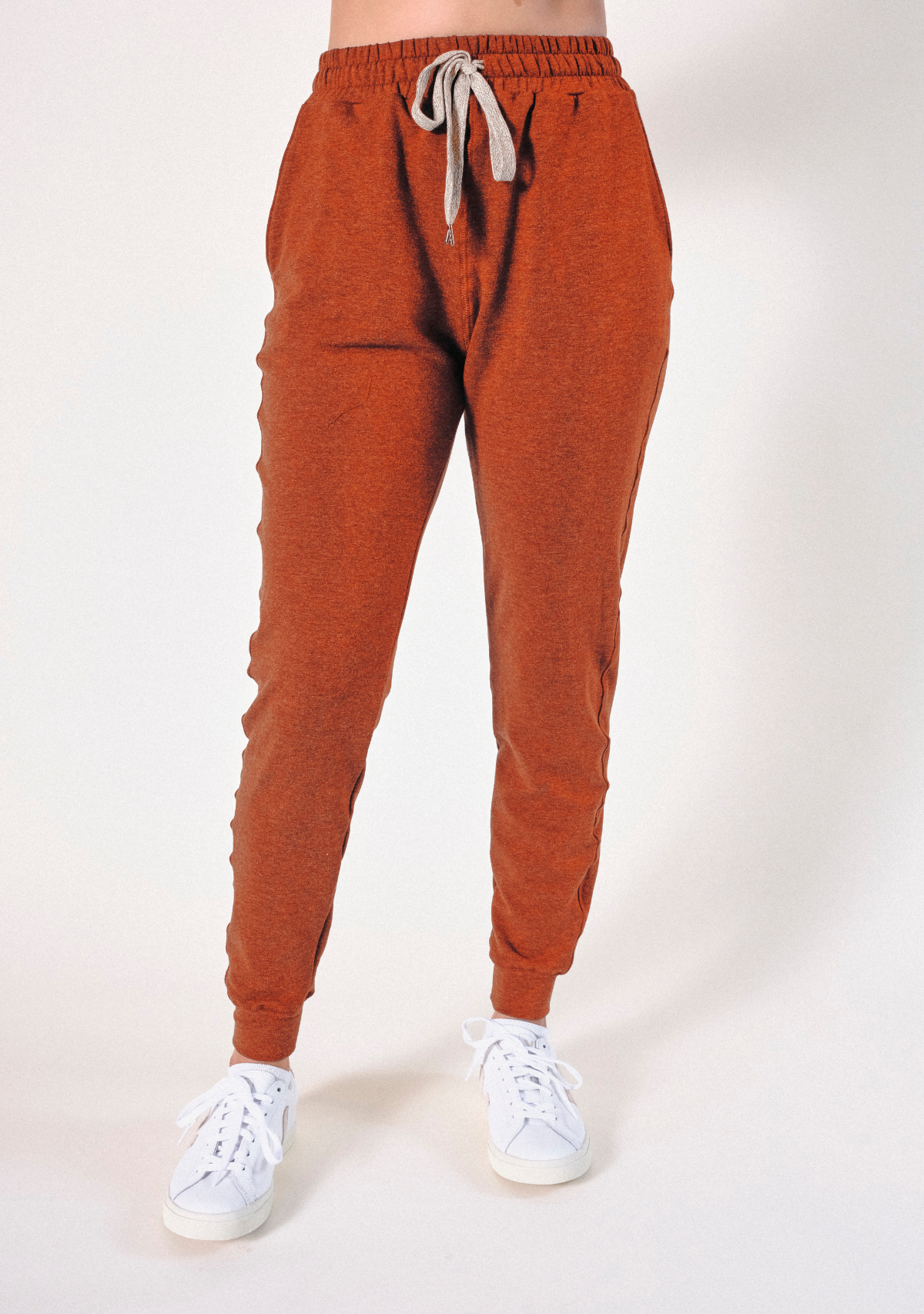 Agnes Organic Cotton + Tencel™ Jogger Pant - Rust