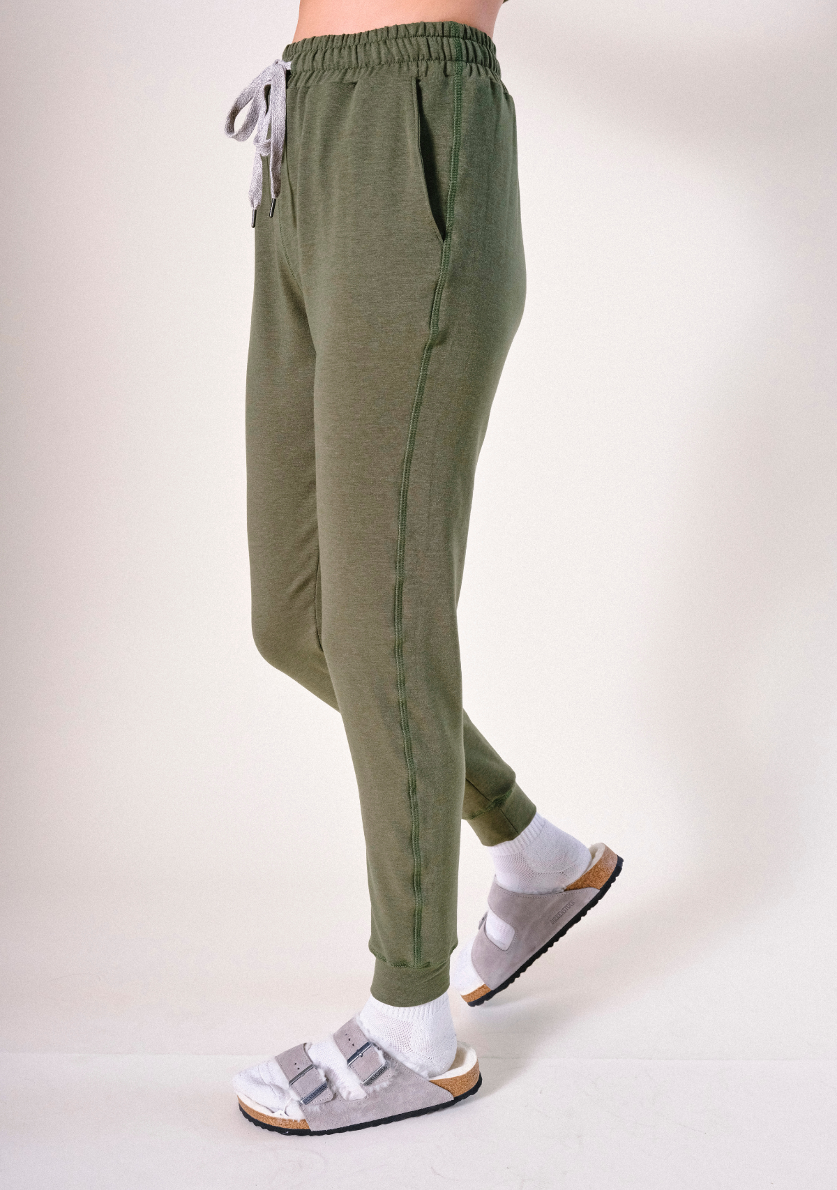 Women's Organic Cotton + Tencel™ Jogger Pant - Moss XS-3X