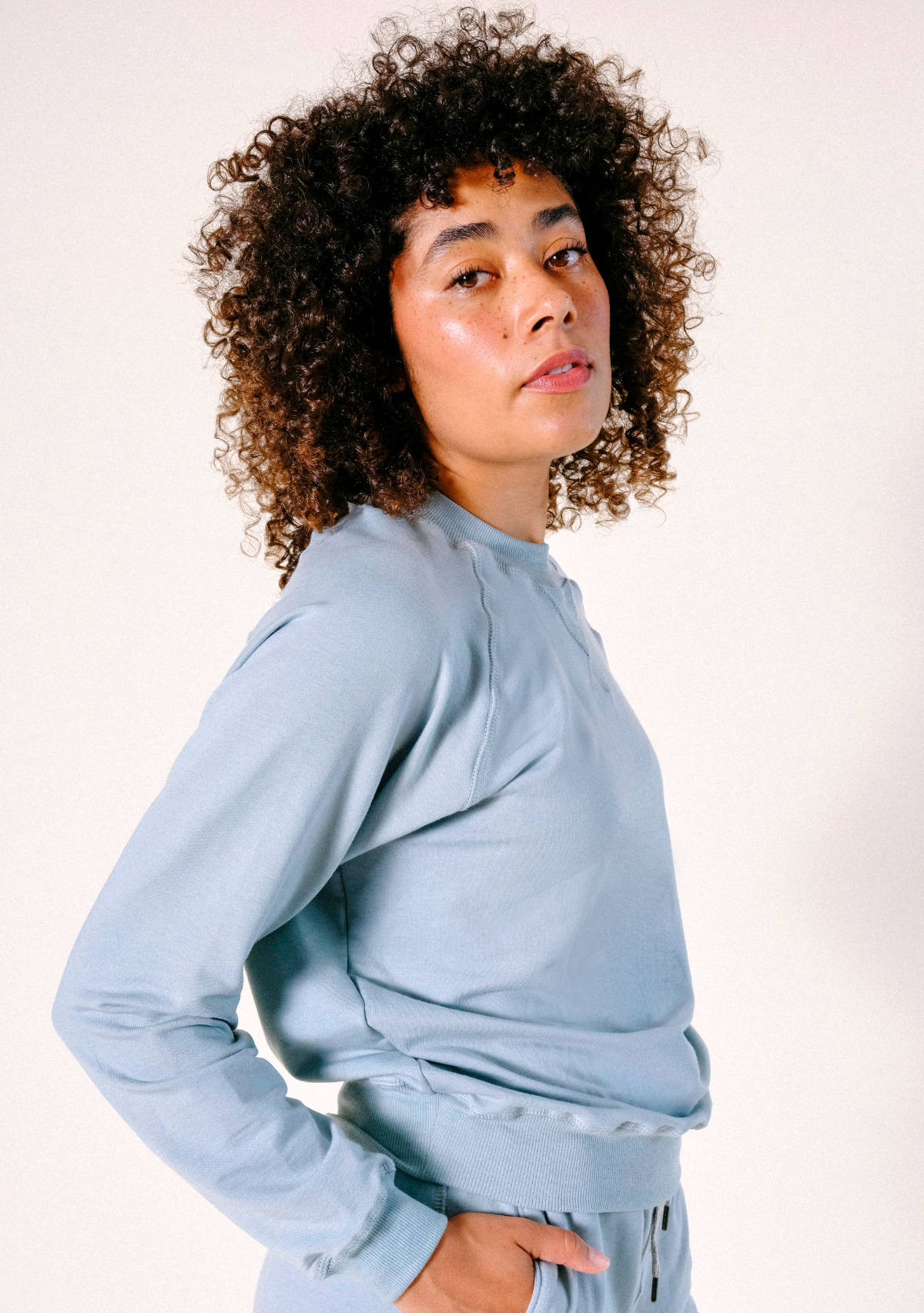Women's Raglan Organic Cotton + Tencel™ Sweatshirt - Seamist XS-3X