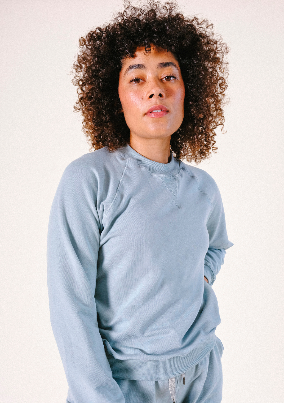 Women's Raglan Organic Cotton + Tencel™ Sweatshirt - Seamist XS-3X
