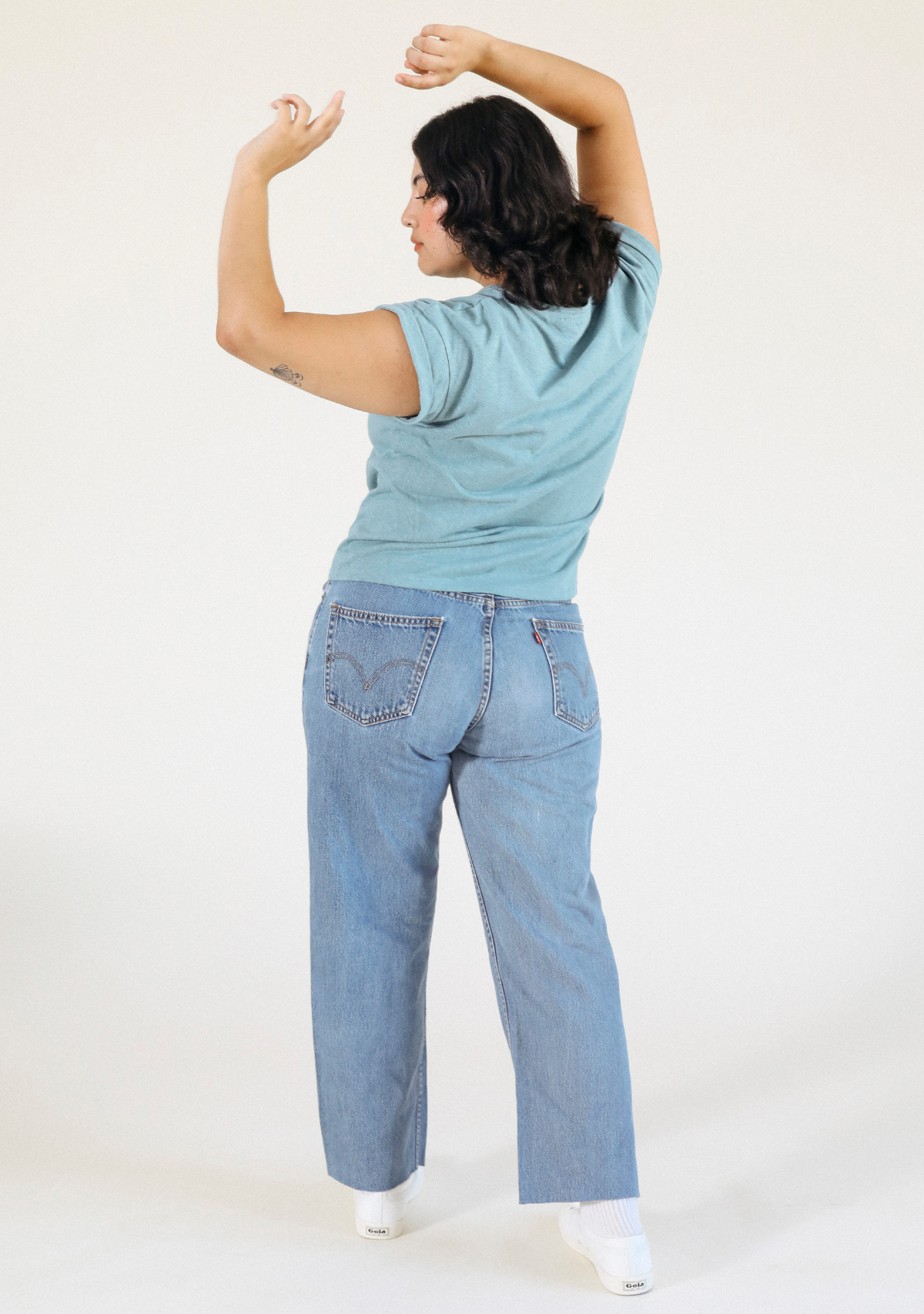 Size-inclusive hemp tee for women