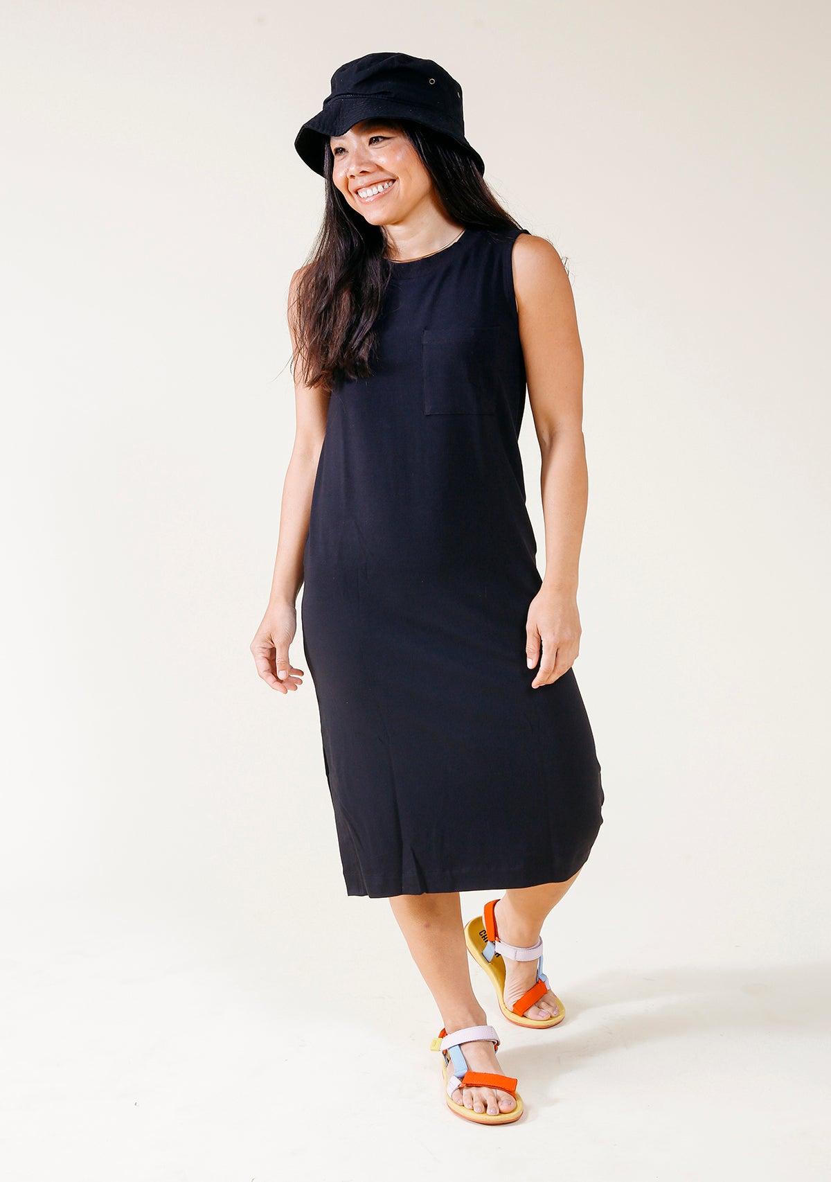 Tencel organic cotton jersey Tank Dress