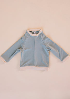 the ultra-soft baby Organic Cotton + Tencel Fleece sweatshirt
