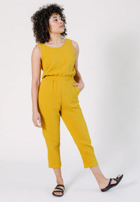 Jameela Organic Cotton Jumpsuit - Golden