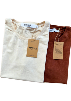 Women's T-shirt bundle sizes XS-3X. Made from a blend of Hemp and Organic Cotton Jersey, you get the best of both worlds with the durability of hemp and breathability of soft cotton.