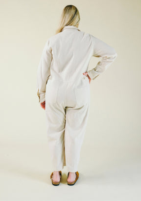 Woman's Upcycled Denim Jumpsuit sizes XS-3X, plus size women's denim jumpsuit