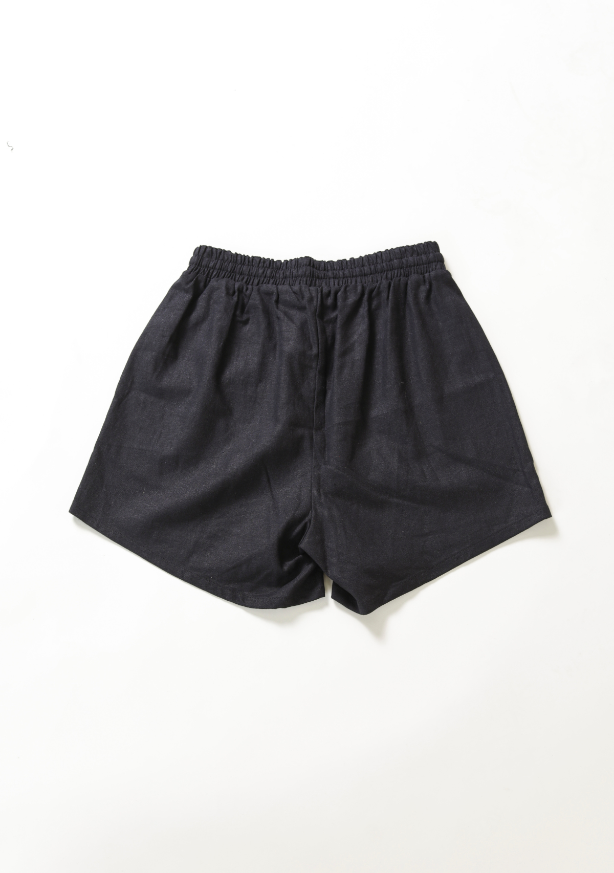 Rita Linen Shorts Black