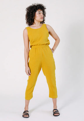 Jameela Organic Cotton Jumpsuit - Golden