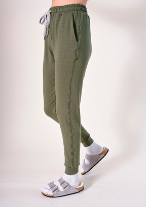 Women's Organic Cotton + Tencel™ Jogger Pant - Moss XS-3X