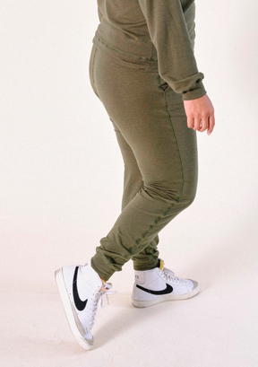 Women's Organic Cotton + Tencel™ Jogger Pant - Moss XS-3X