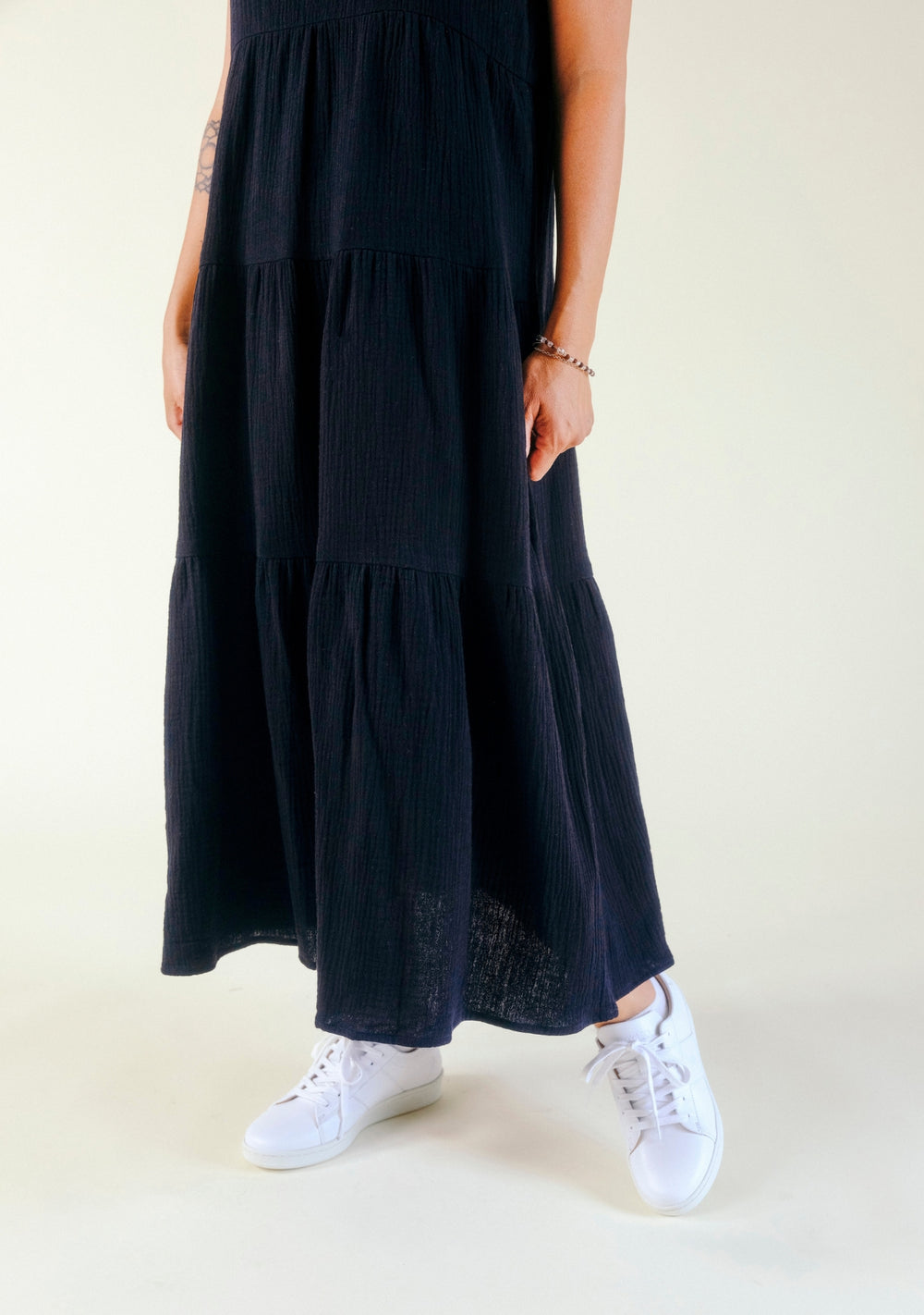 Tia Tank Dress - Black