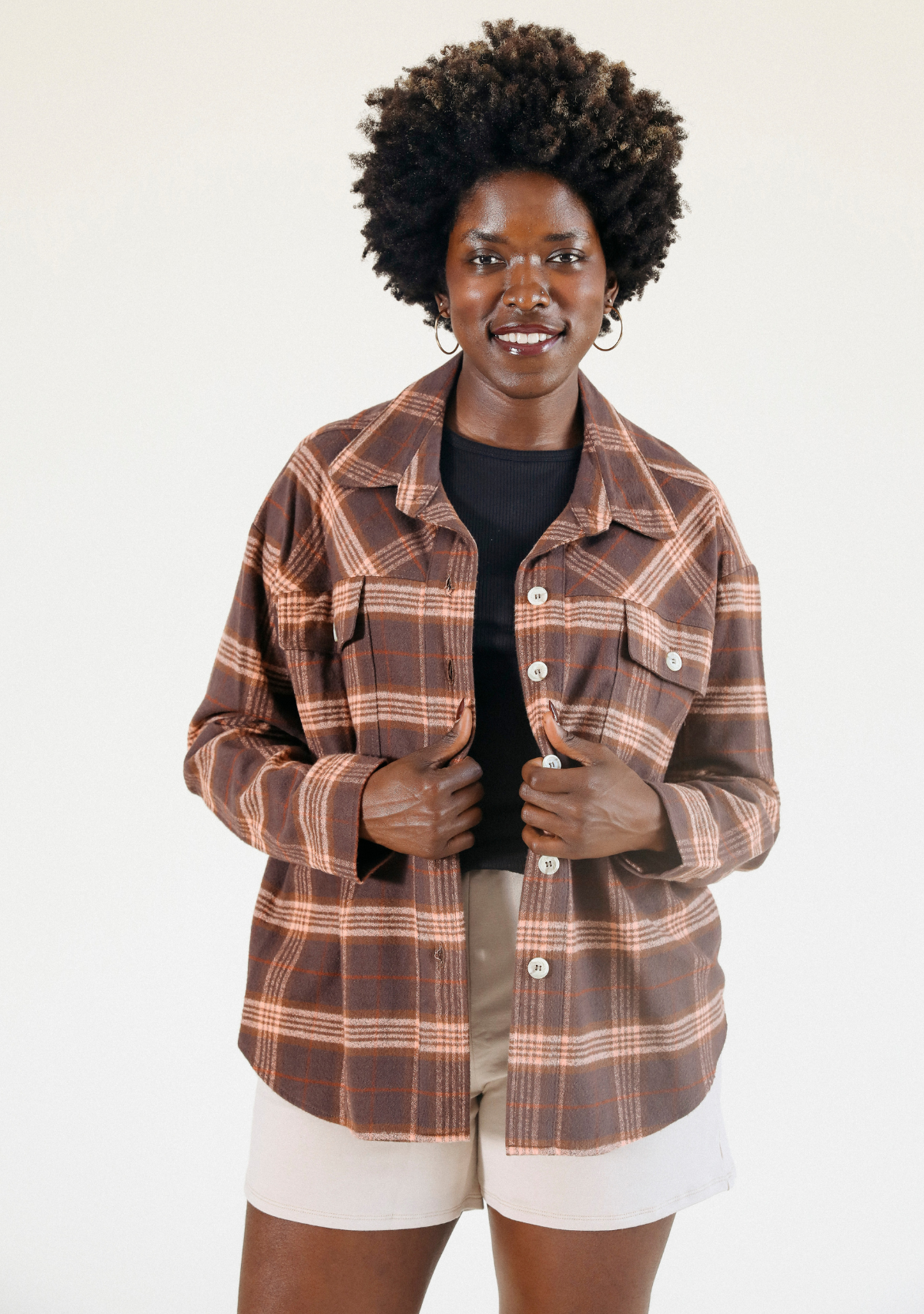 100% organic cotton flannel for women size-inclusive XS-3X