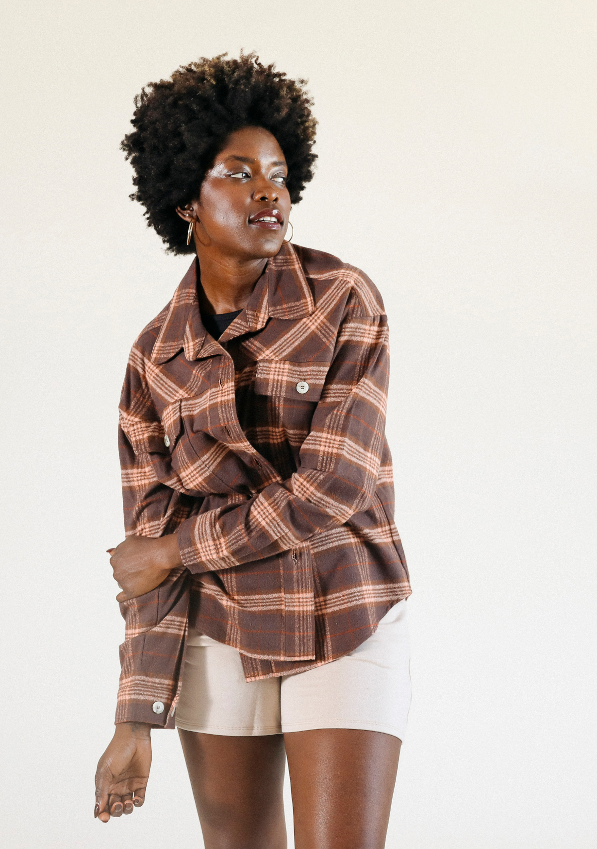 100% organic cotton flannel for women size-inclusive XS-3X