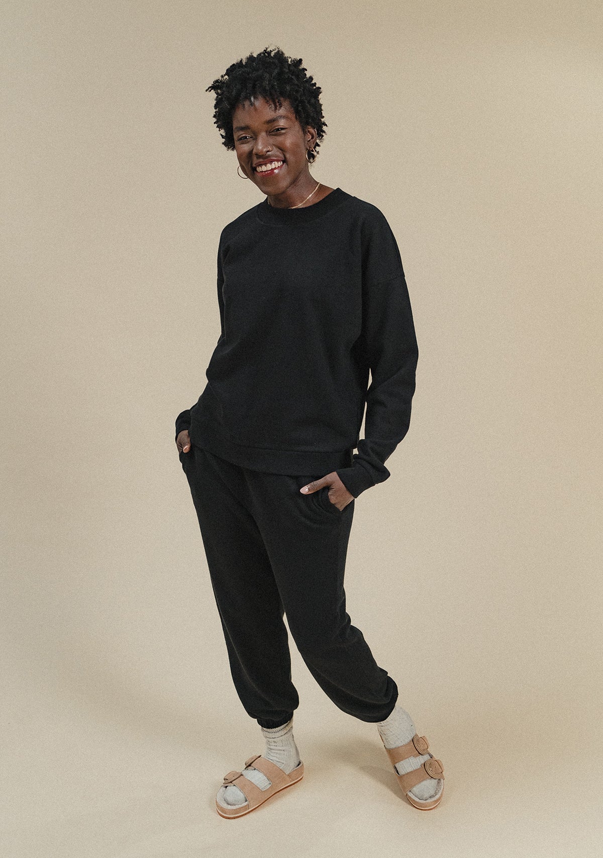 100% GOTS Organic Cotton French Terry  Jogger Set