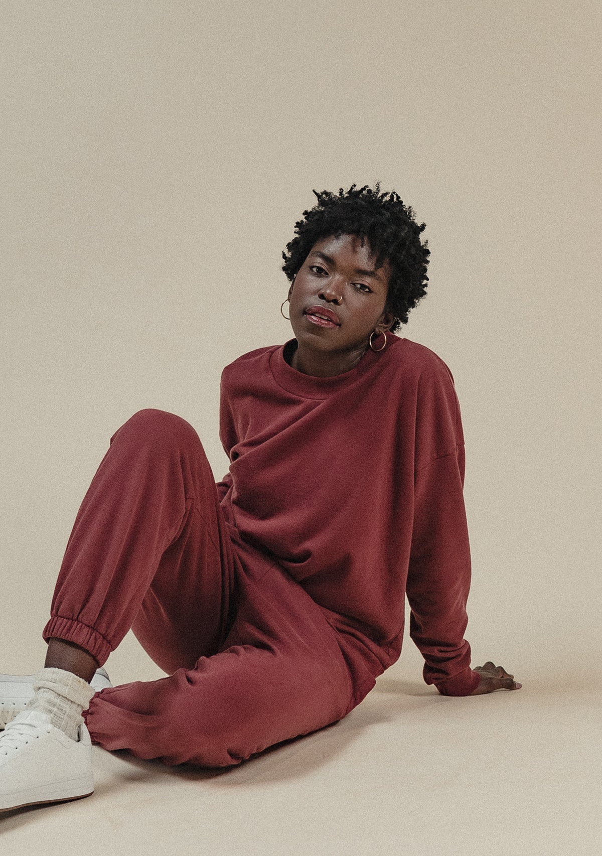 100% GOTS Organic Cotton French Terry  Jogger Set