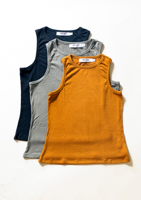 Women's Modal Ribbed Tank Top Sustainable Tanks  Sizes XS-3X